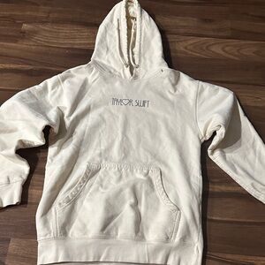 Taylor Swift Ivory Pullover Hoodie with Center Logo